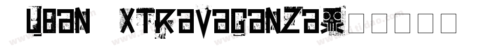 Ruban Extravaganza字体转换